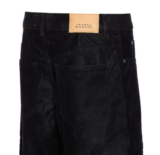 Isabel Marant Etoile ISABEL MARANT ETOILE Women Straight Pants PA0556FA C3B01E01BK Black Size 27" / US 4 / IT 40 - 3 Thumbnail