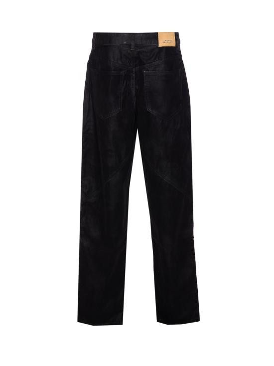 Isabel Marant Etoile ISABEL MARANT ETOILE Women Straight Pants PA0556FA C3B01E01BK Black Size 27" / US 4 / IT 40 - 2 Thumbnail