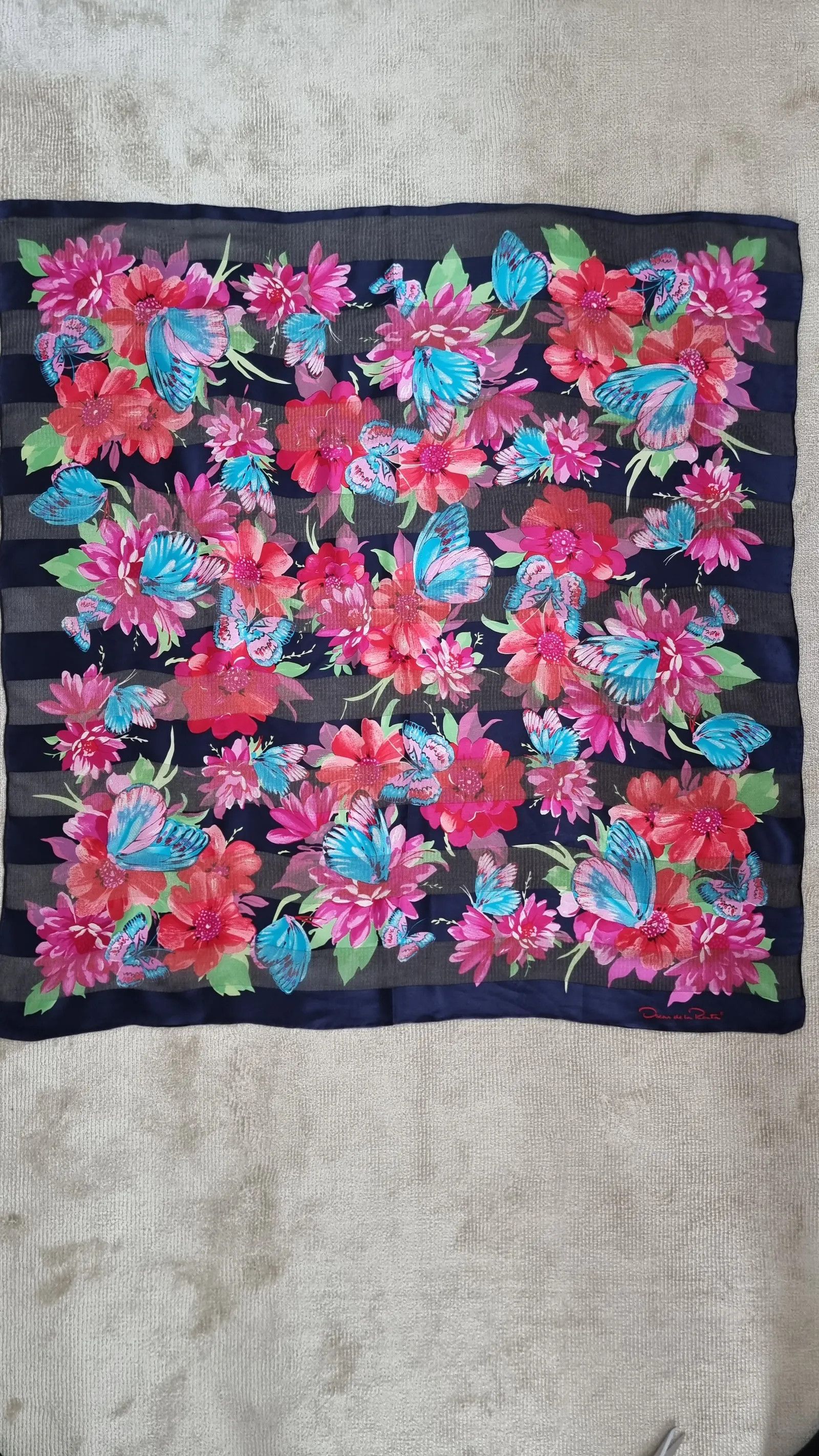 Oscar De La Renta OSCAR DE LA RENTA Scarf Size ONE SIZE - 3 Thumbnail