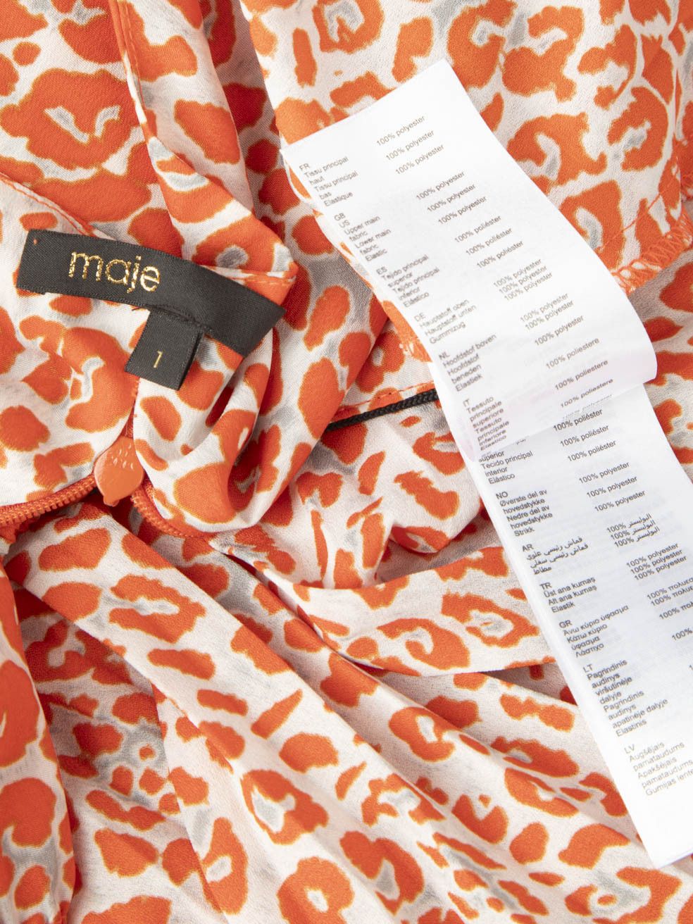 Maje Leopard Print Cut Out Dress Size S / US 4 / IT 40 - 4 Thumbnail