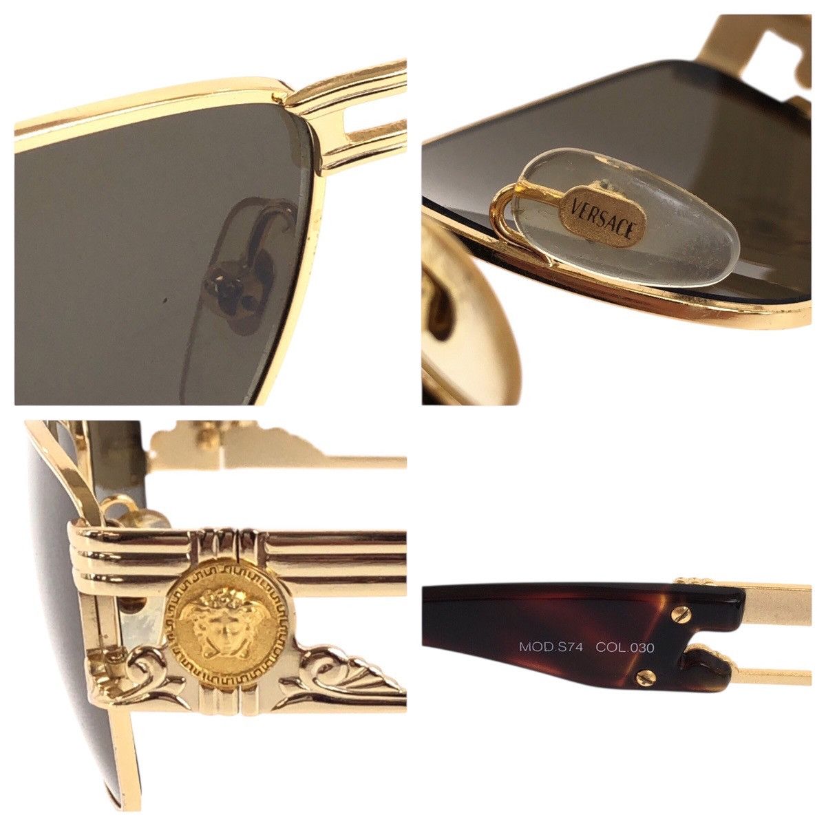 Versace Versace Gianni Versace MOD S74 Sunglasses Plastic Other MOD S74 COL 030 Size ONE SIZE - 8 Thumbnail