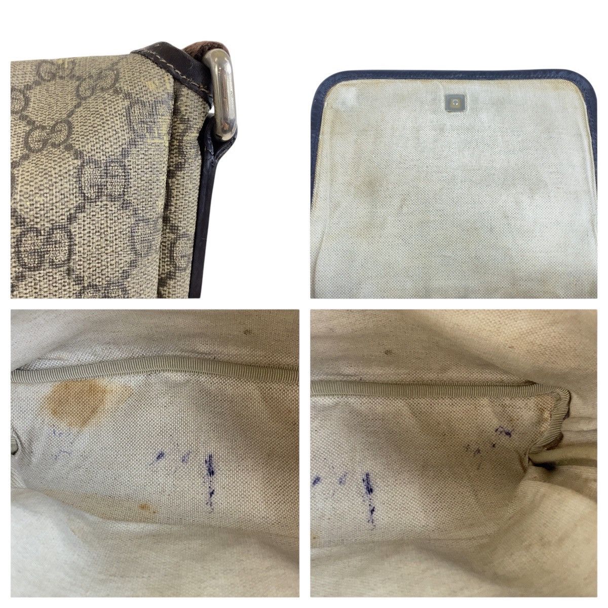 Gucci Gucci Gucci GG Supreme Canvas Shoulder Bag Canvas Crossbody Bag 223666 Size ONE SIZE - 4 Thumbnail