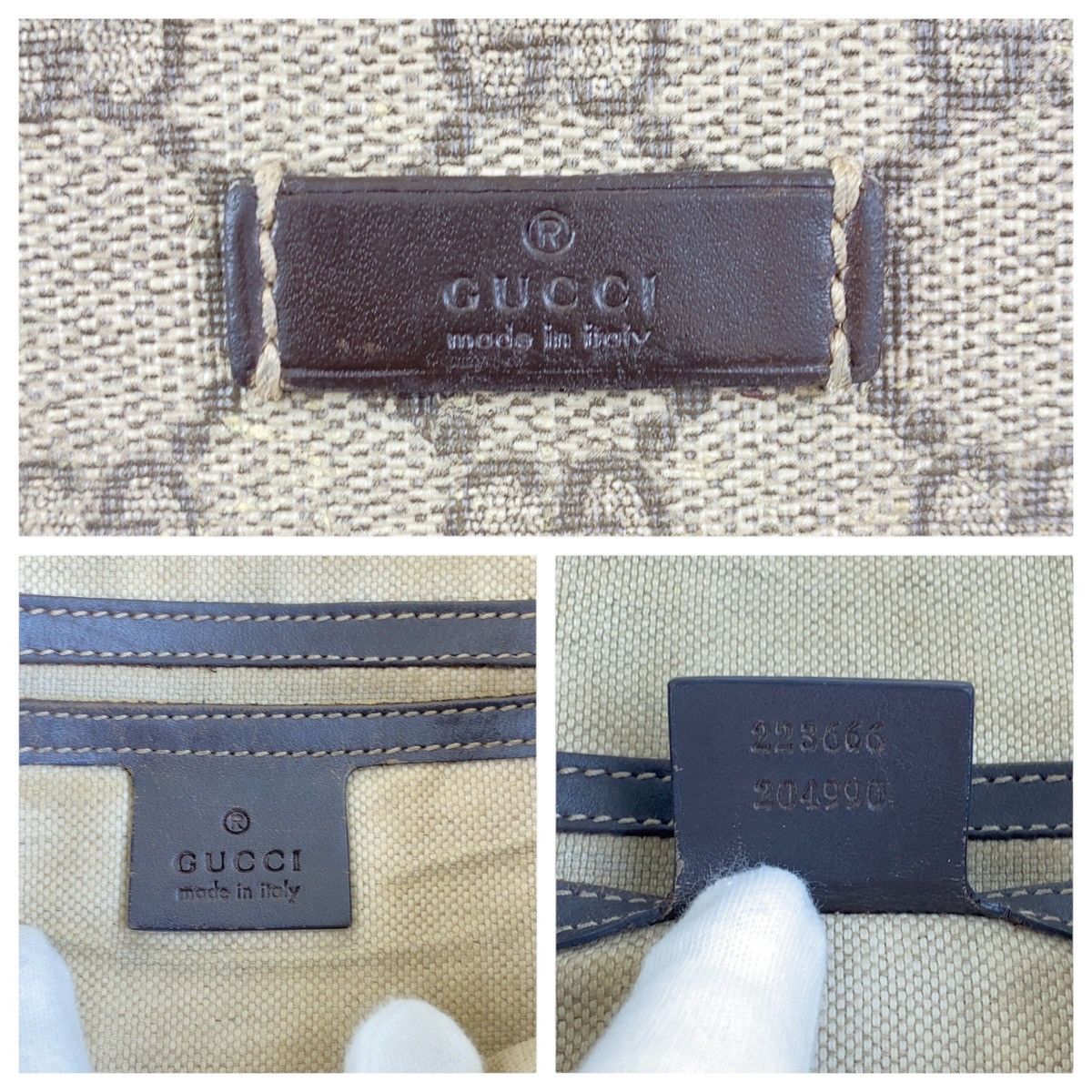 Gucci Gucci Gucci GG Supreme Canvas Shoulder Bag Canvas Crossbody Bag 223666 Size ONE SIZE - 6 Thumbnail