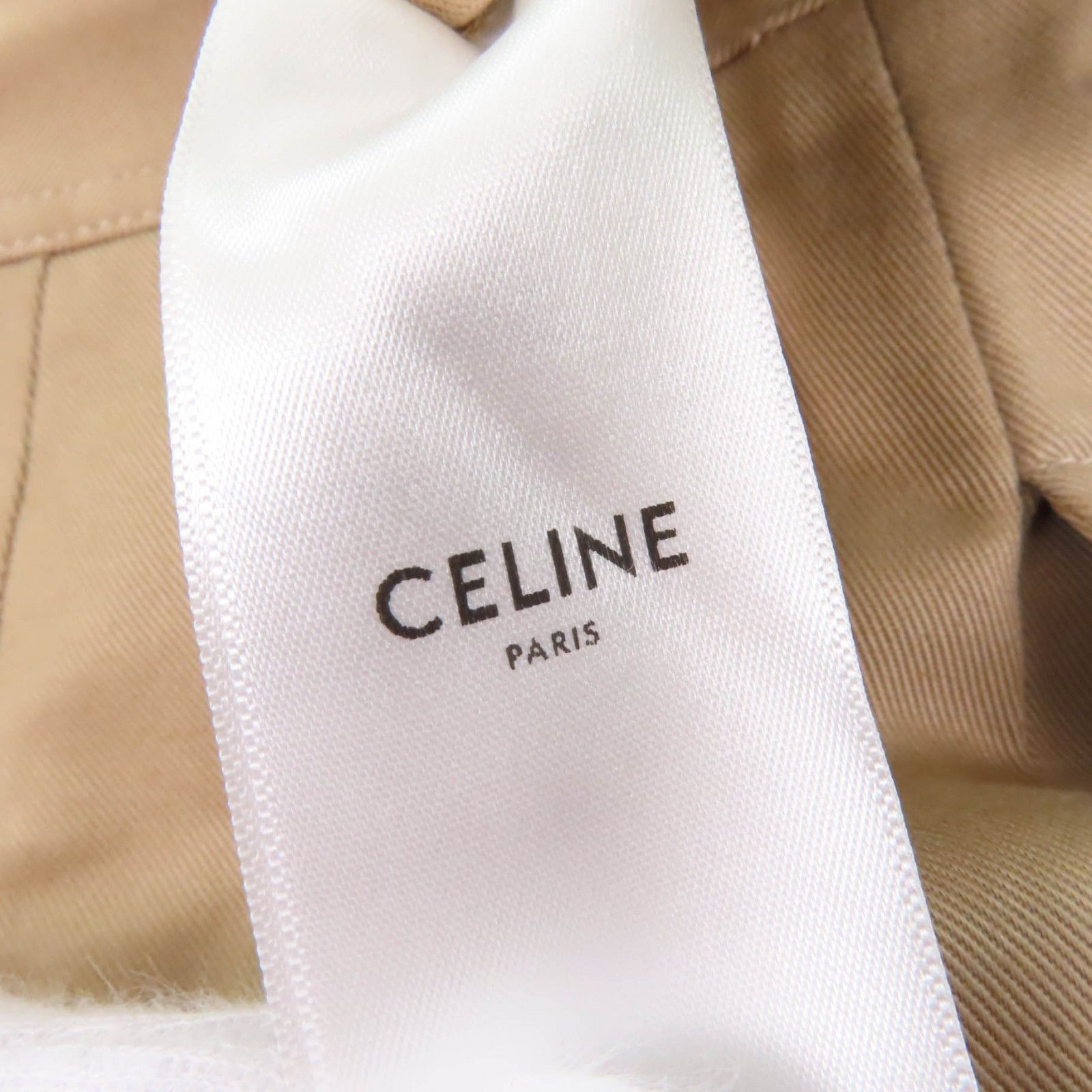 Celine Celine Celine Triomphe High Waist Pants Cotton Pants 2P06A539W DUTY FREE for USA Size ONE SIZE - 11 Thumbnail