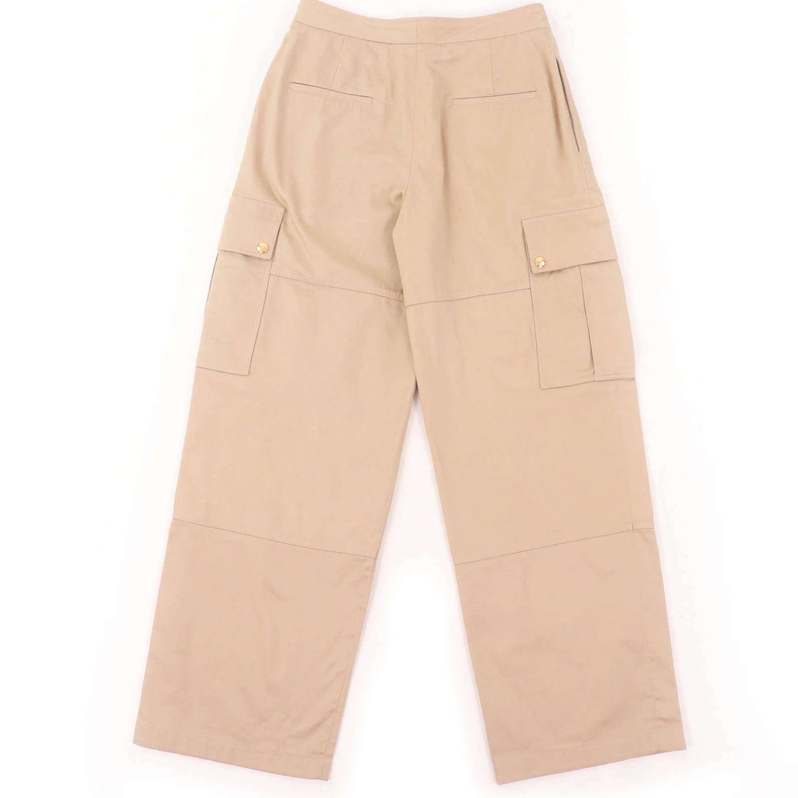 Celine Celine Celine Triomphe High Waist Pants Cotton Pants 2P06A539W DUTY FREE for USA Size ONE SIZE - 2 Thumbnail
