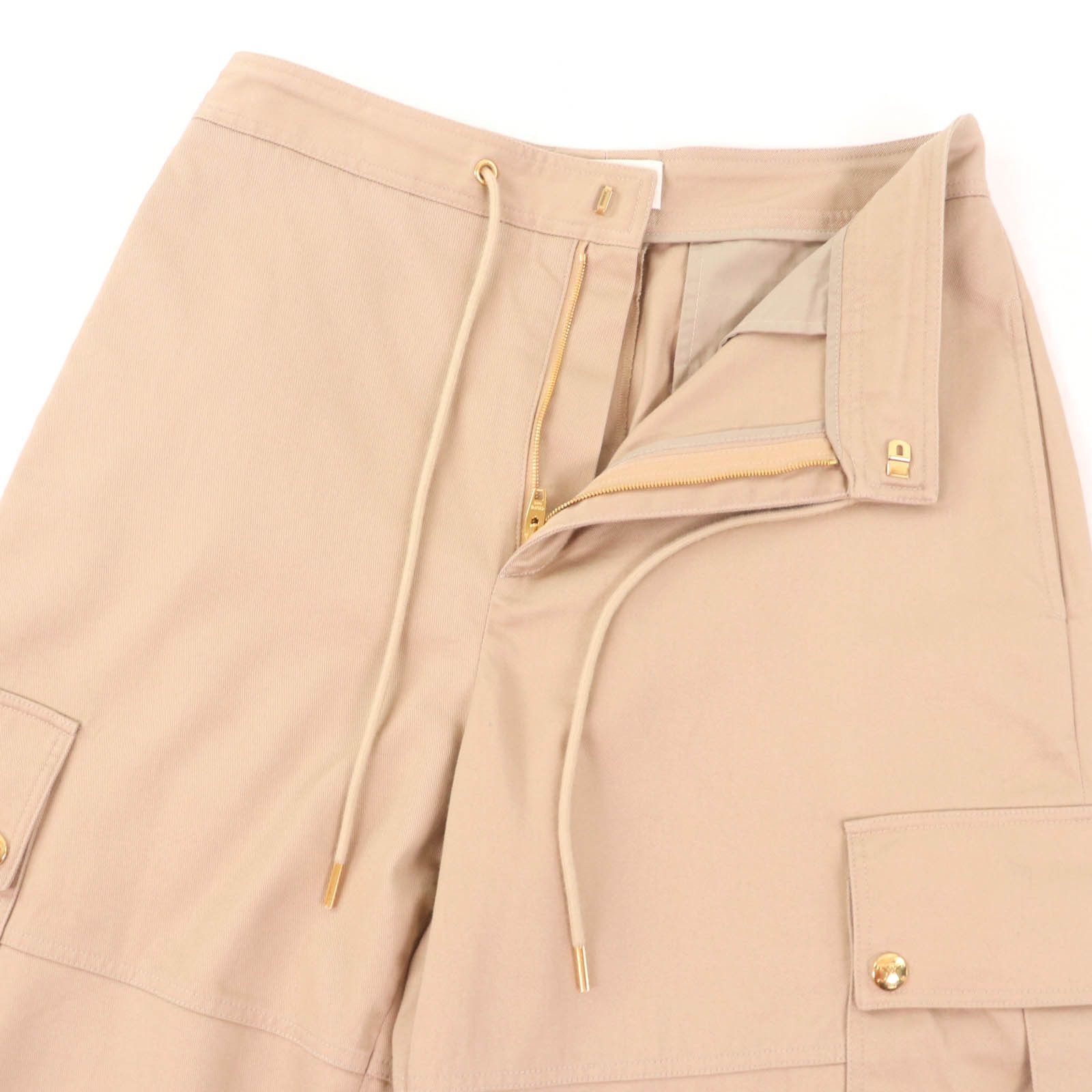 Celine Celine Celine Triomphe High Waist Pants Cotton Pants 2P06A539W DUTY FREE for USA Size ONE SIZE - 4 Thumbnail