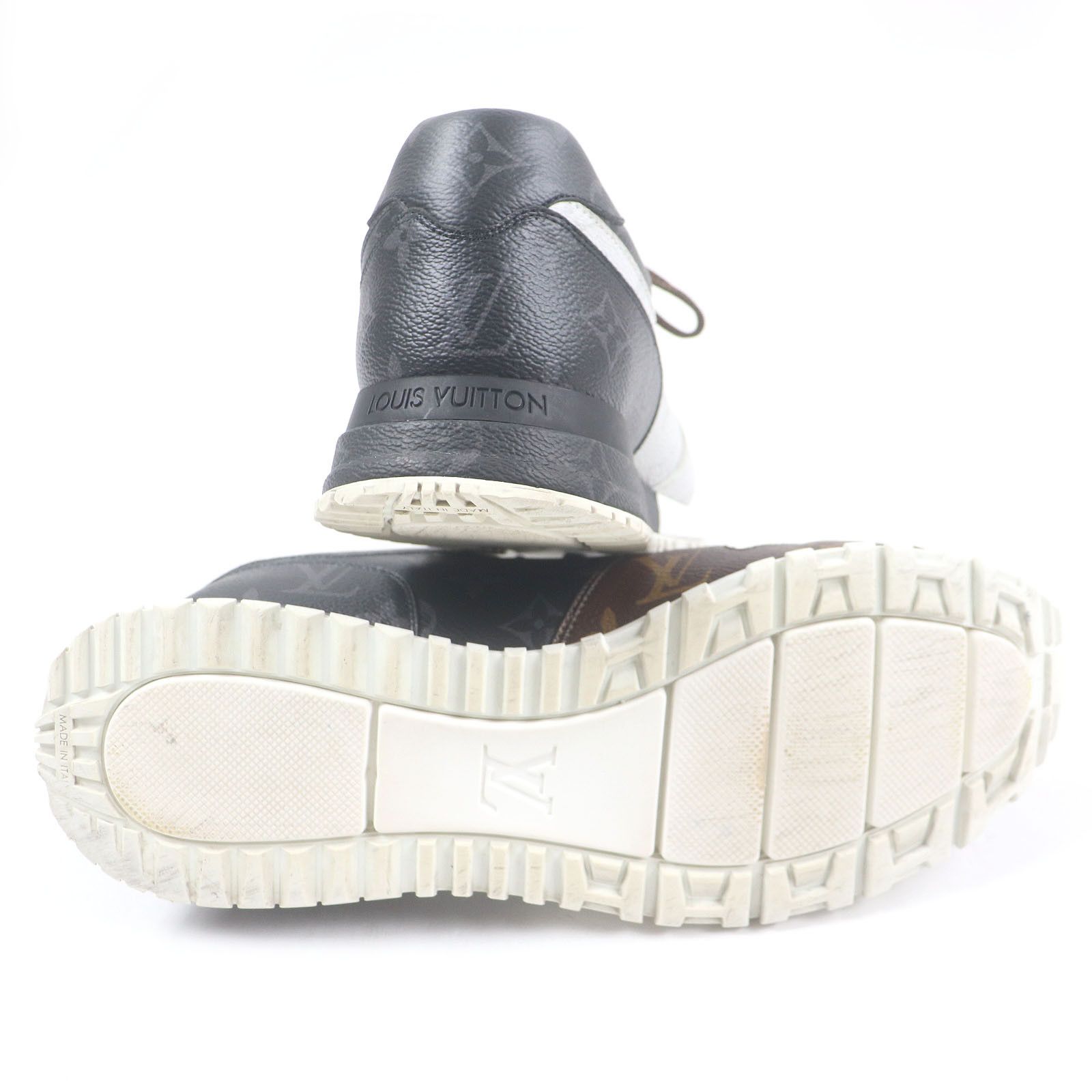Louis Vuitton Louis Vuitton Louis Vuitton LV Runaway Line Monogram Leather Sneakers Leather Shoes Size ONE SIZE - 4 Thumbnail