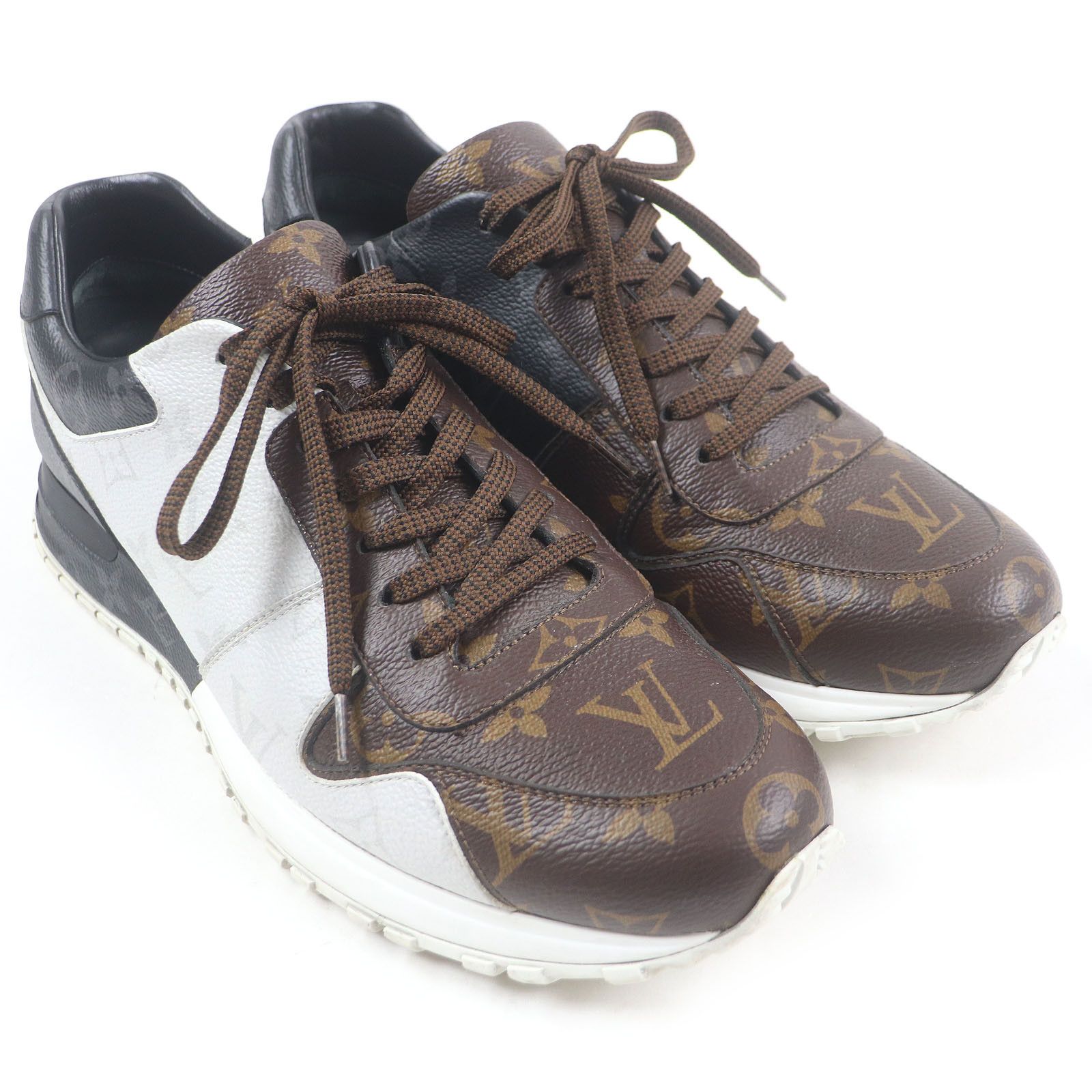 Louis Vuitton Louis Vuitton Louis Vuitton LV Runaway Line Monogram Leather Sneakers Leather Shoes Size ONE SIZE - 2 Thumbnail