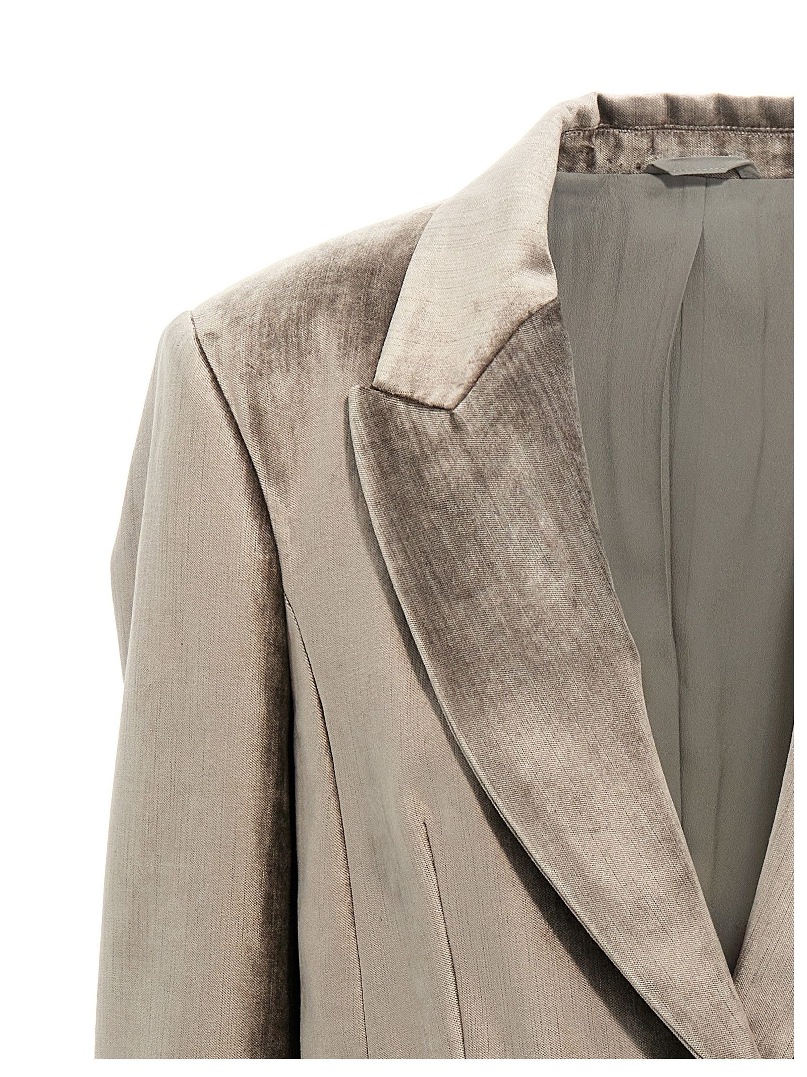 Brunello Cucinelli Single-breasted chenille blazer Size M / US 6-8 / IT 42-44 - 3 Thumbnail