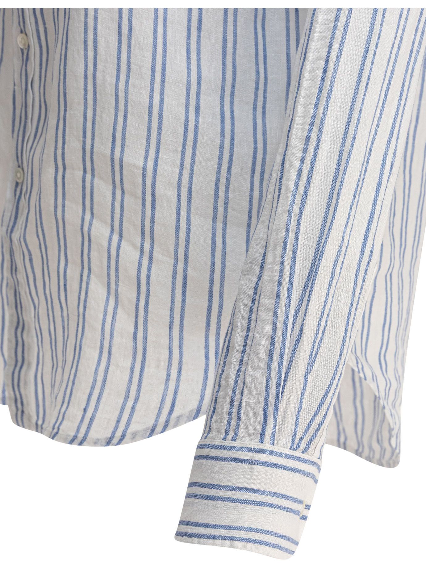 Polo Ralph Lauren Classic-Fit Striped Linen Shirt Size M / US 6-8 / IT 42-44 - 4 Thumbnail
