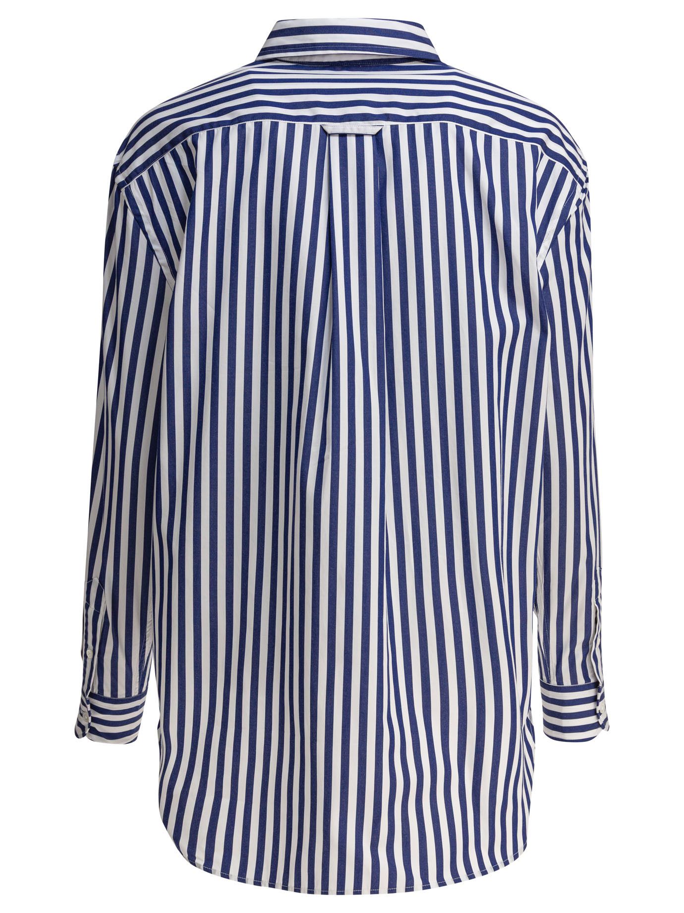 Polo Ralph Lauren Oversize-Fit Striped Cotton Shirt Size M / US 6-8 / IT 42-44 - 2 Thumbnail