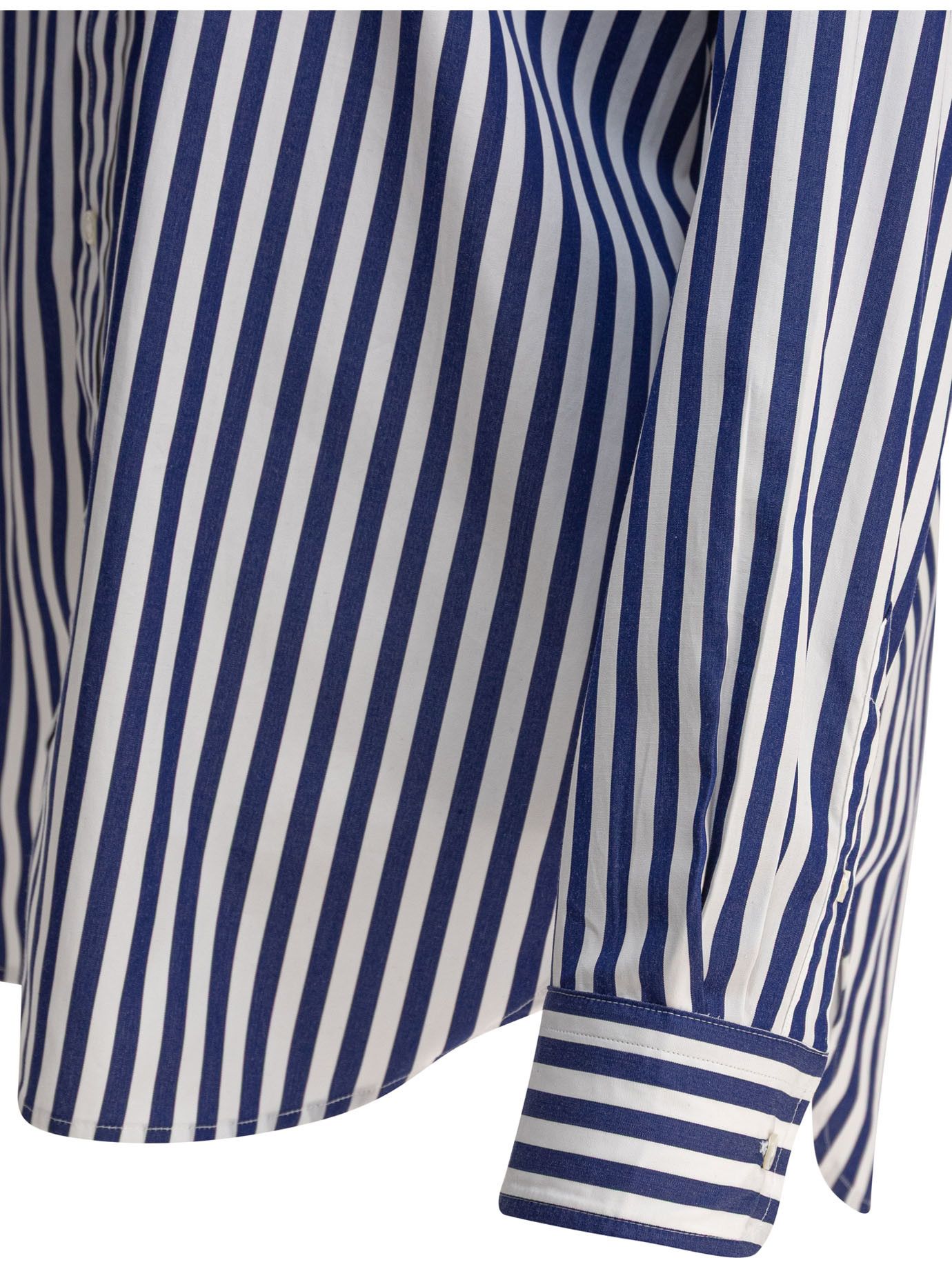 Polo Ralph Lauren Oversize-Fit Striped Cotton Shirt Size S / US 4 / IT 40 - 4 Thumbnail