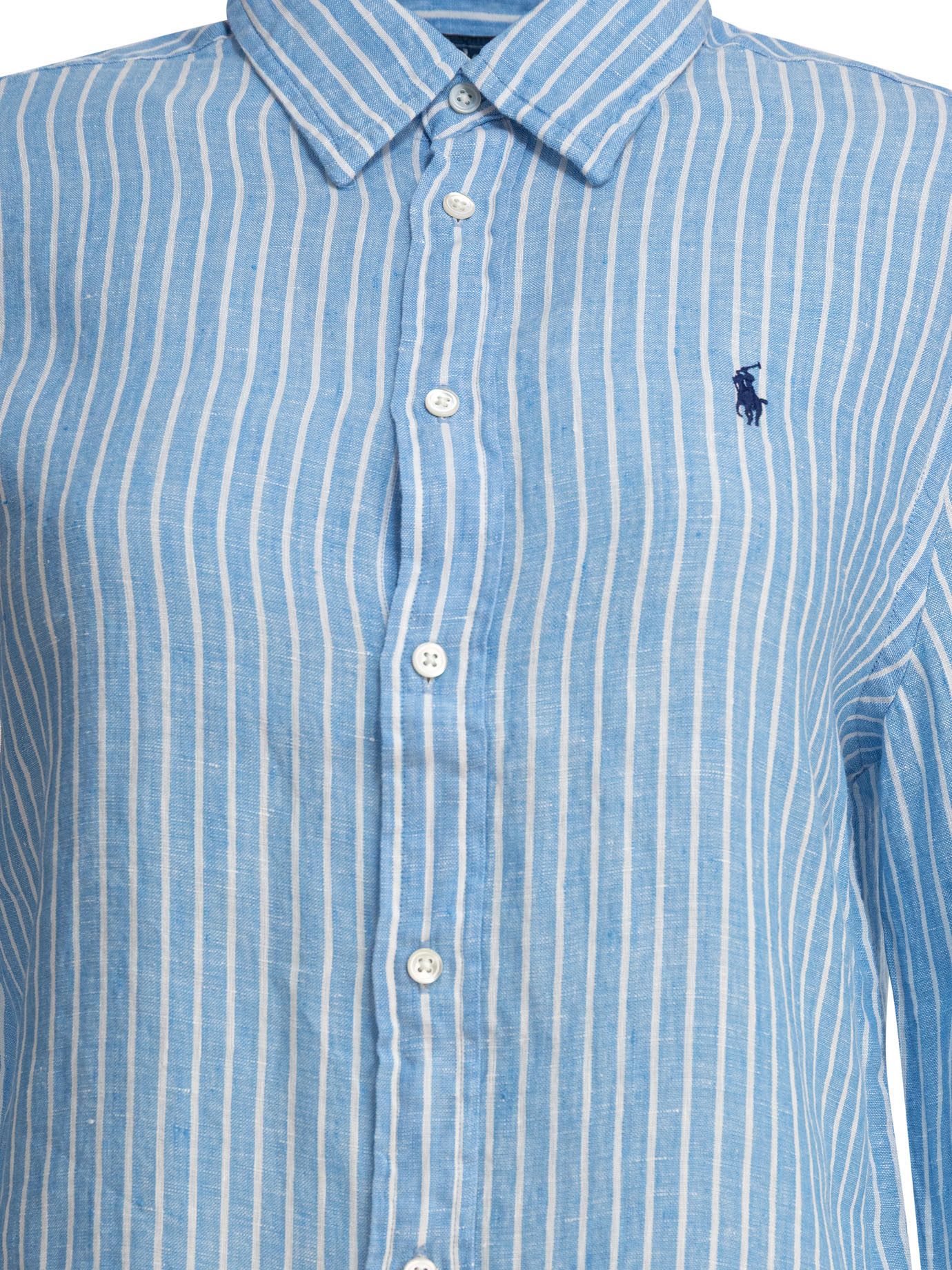 Polo Ralph Lauren Classic-Fit Striped Linen Shirt Size XS / US 0-2 / IT 36-38 - 3 Thumbnail