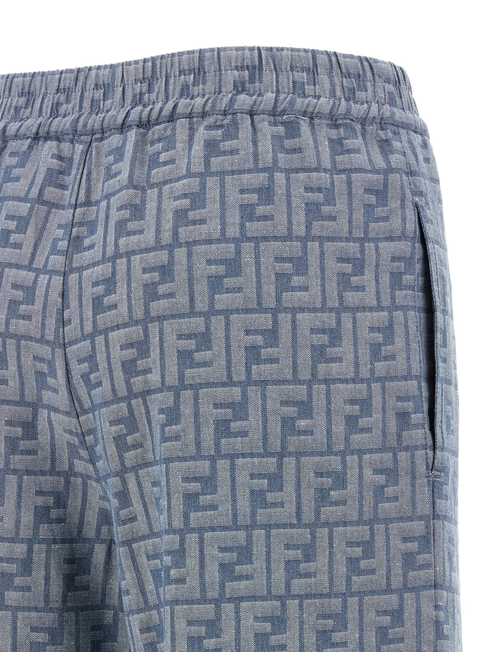 Fendi Ff Chambray Denim Pants | Grailed