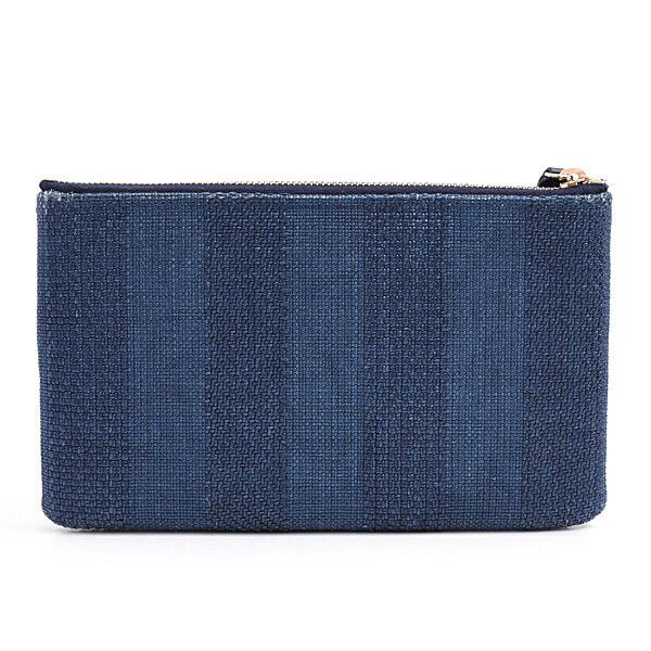 Chanel Chanel Chanel Deauville Logo Straw Clutch Natural Material Clutch Bag DUTY FREE for USA Size ONE SIZE - 2 Thumbnail