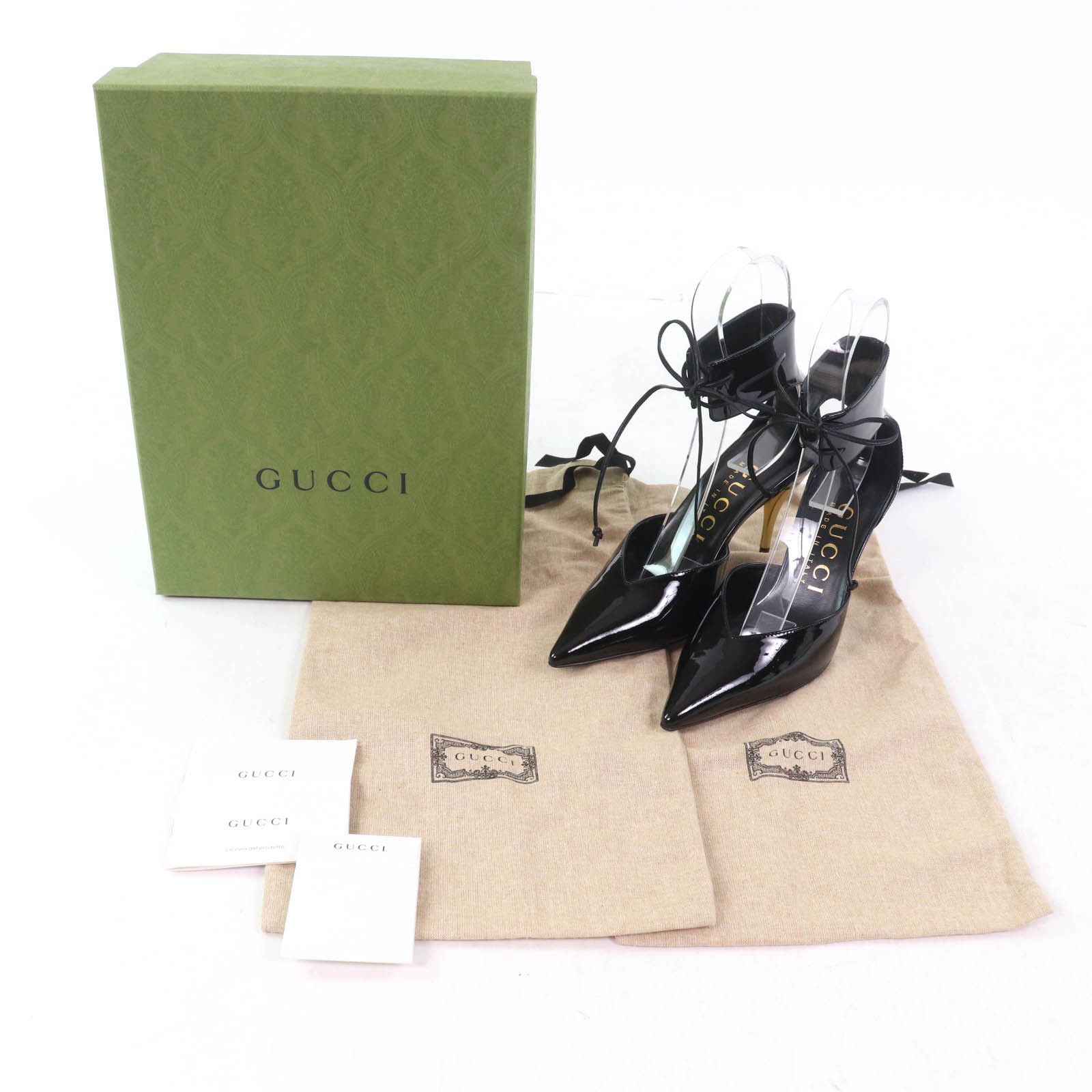 Gucci Gucci Gucci pumps Patent Leather Pumps Leather Shoes 721045 DUTY FREE for USA Size ONE SIZE - 2 Thumbnail