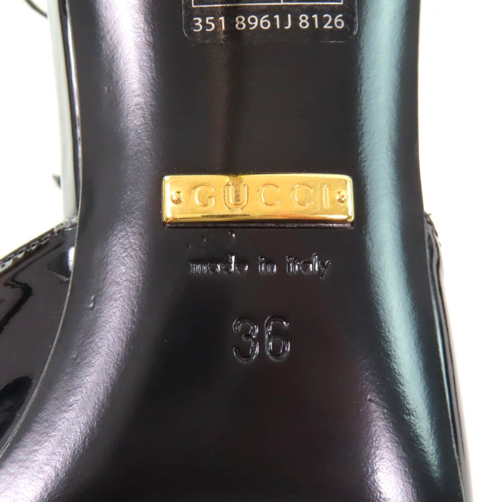 Gucci Gucci Gucci pumps Patent Leather Pumps Leather Shoes 721045 DUTY FREE for USA Size ONE SIZE - 11 Thumbnail