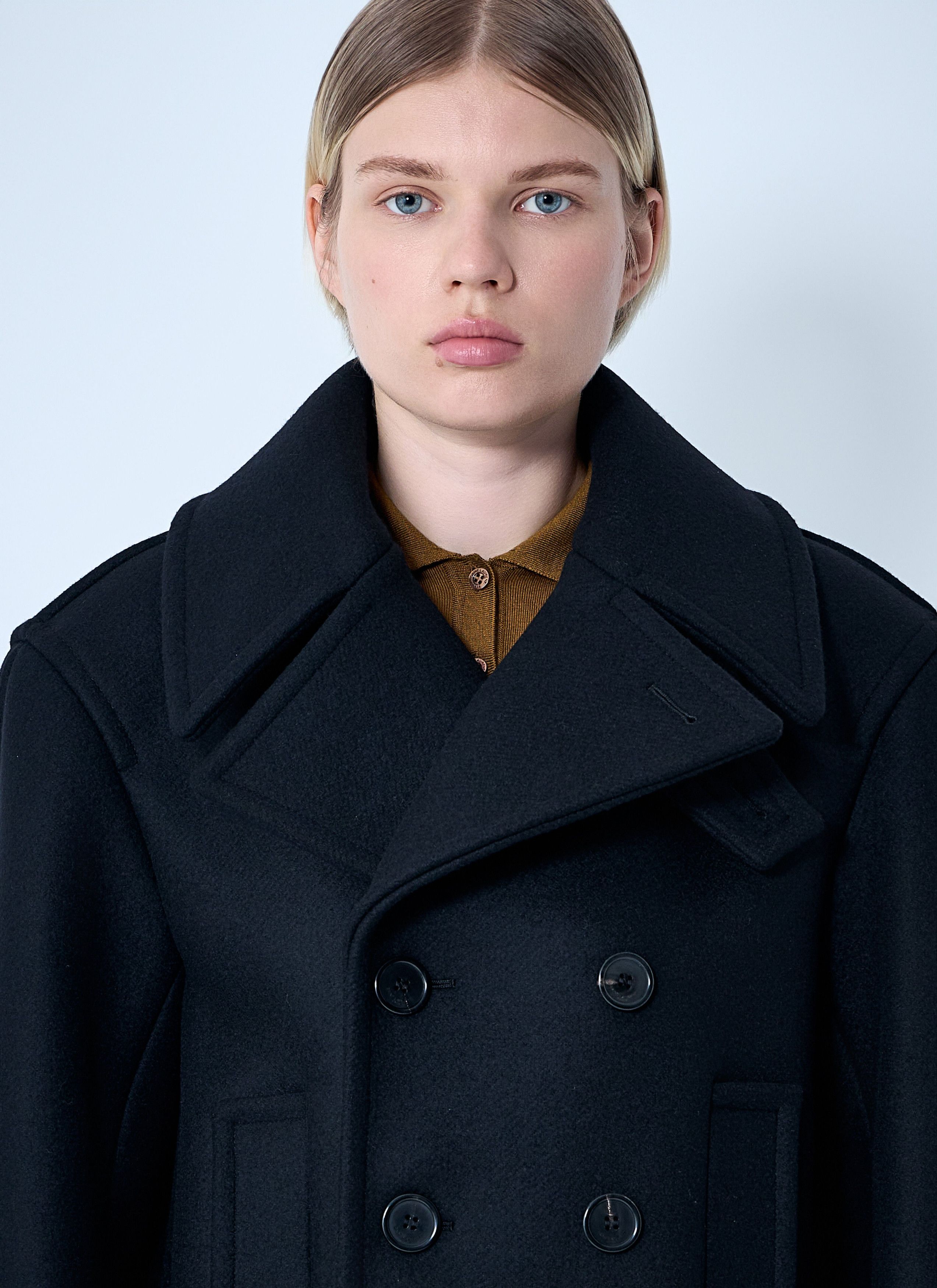 Saint Laurent Paris Wool Coat Size S / US 4 / IT 40 - 5 Thumbnail