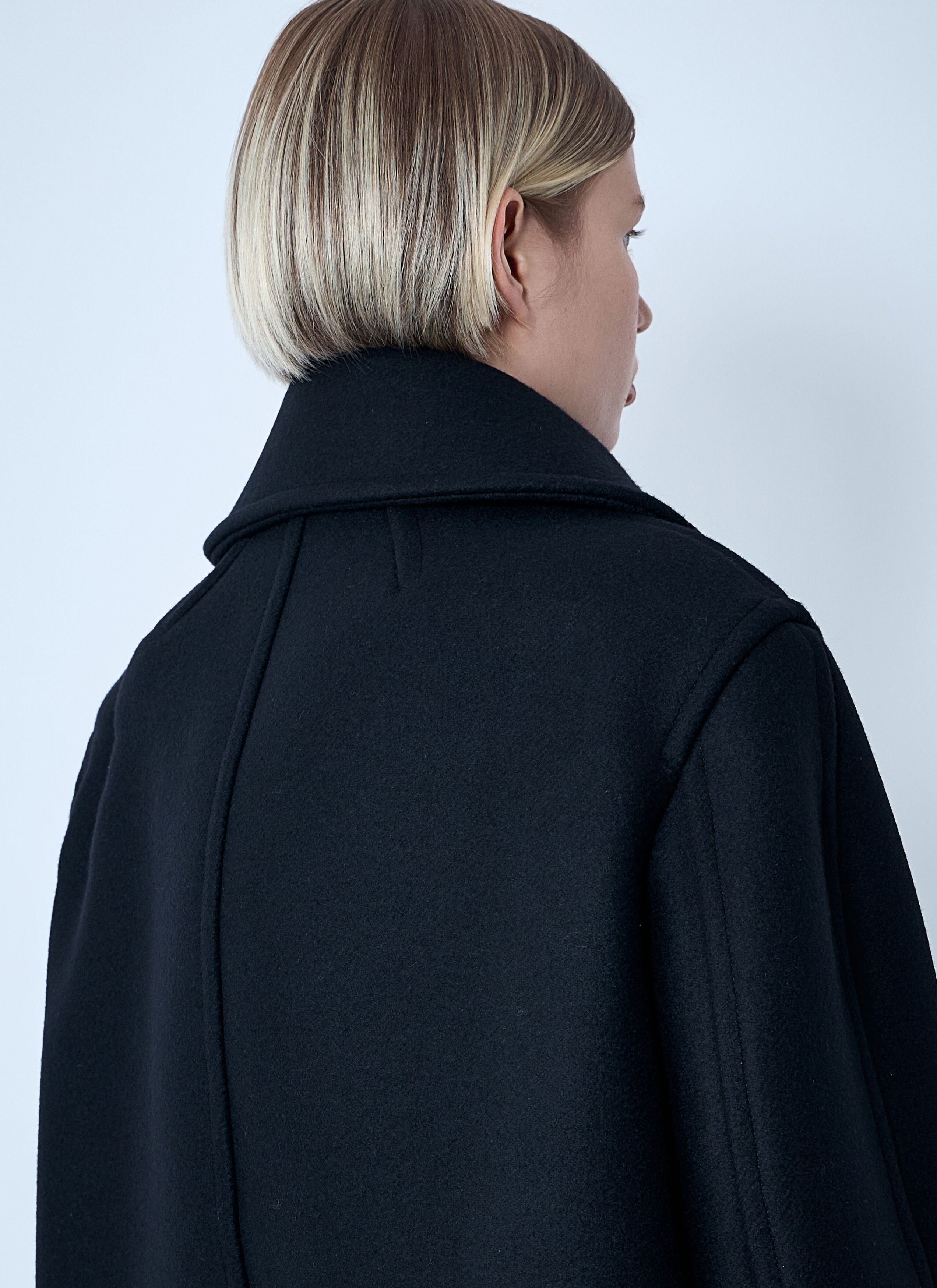 Saint Laurent Paris Wool Coat Size S / US 4 / IT 40 - 6 Thumbnail