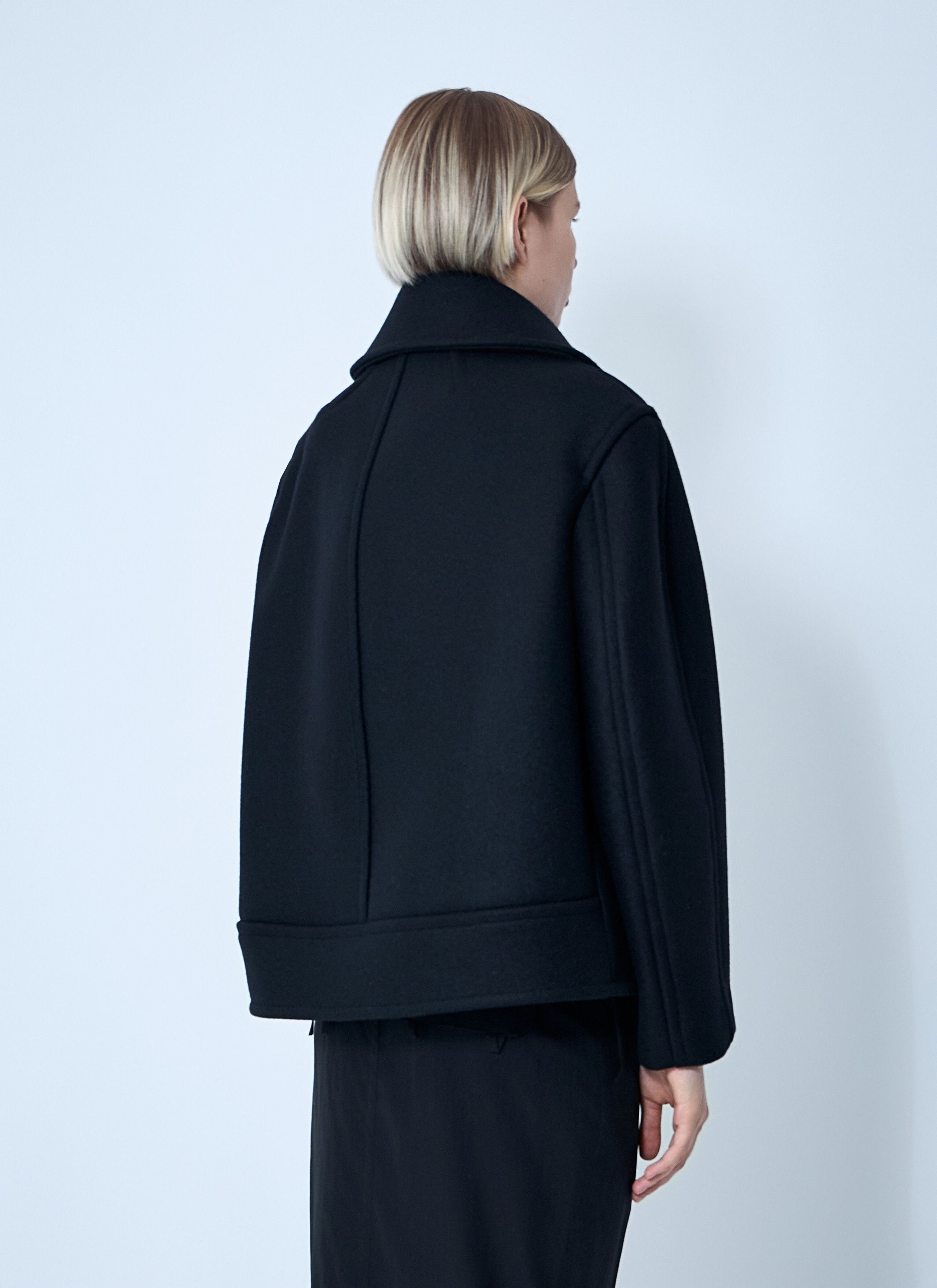Saint Laurent Paris Wool Coat Size S / US 4 / IT 40 - 4 Thumbnail