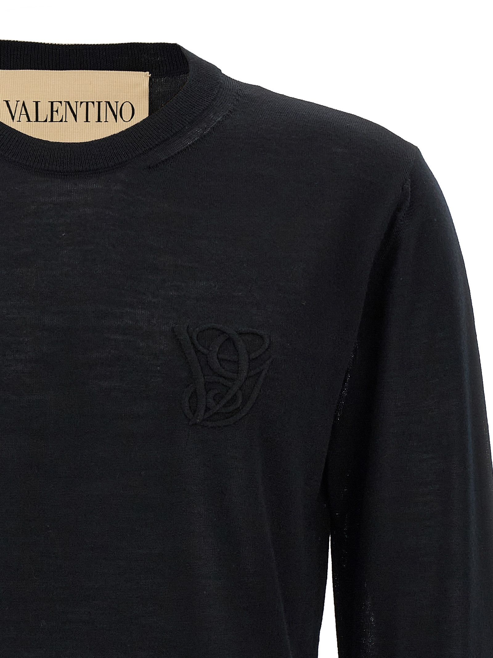 Valentino Valentino Garavani Logo Embroidery Sweater Size US L / EU 52-54 / 3 - 3 Thumbnail