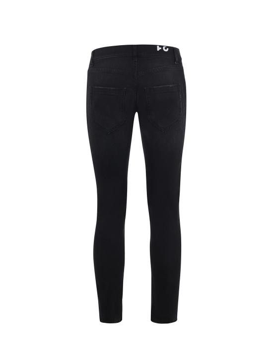 Dondup DONDUP Men Straight Pants UP168 DS0255999 Black Size US 33 - 2 Thumbnail