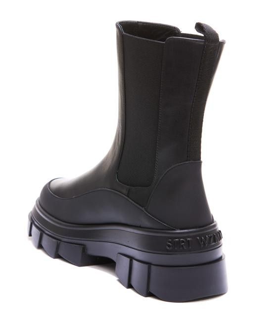 Stuart Weitzman STUART WEITZMAN Women Boots SB793 NOHO CHELSEA BOOT CINBLK Black Size US 9 / IT 39 - 4 Thumbnail