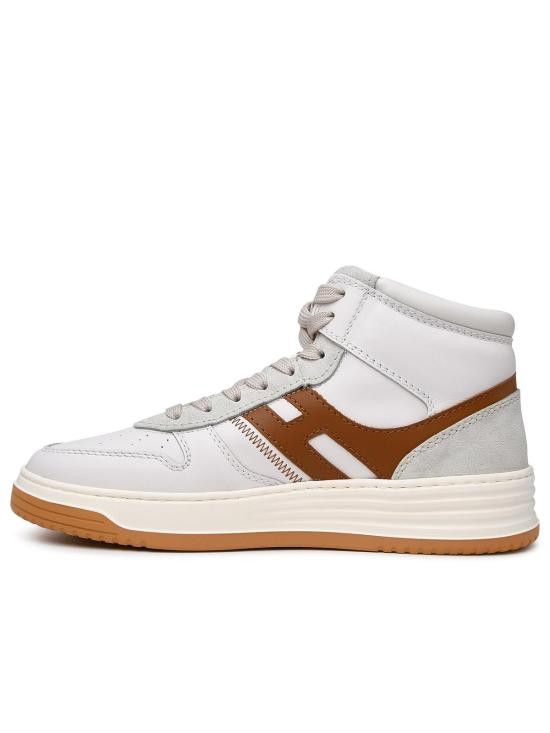 Hogan HOGAN Men Sneakers HXM6300EU40OEA641X Beige Size US 6 / EU 39 - 3 Thumbnail