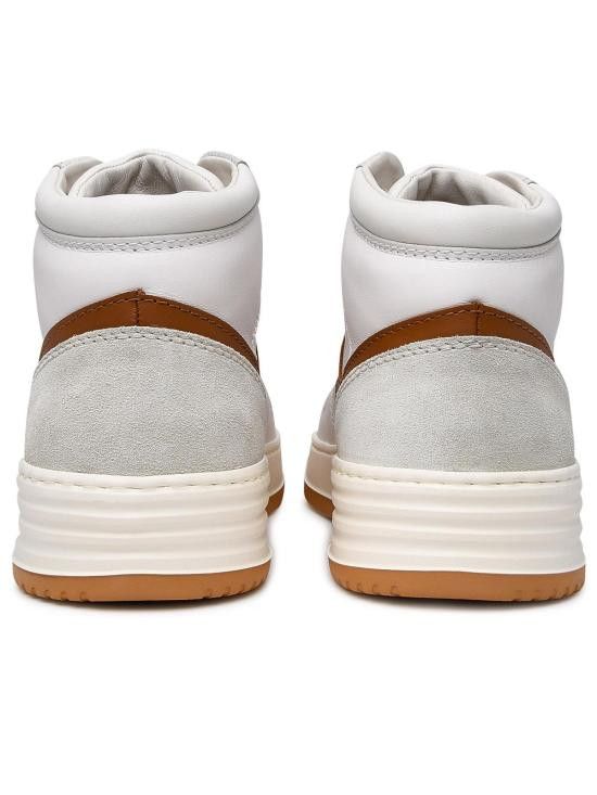 Hogan HOGAN Men Sneakers HXM6300EU40OEA641X Beige Size US 6 / EU 39 - 4 Thumbnail