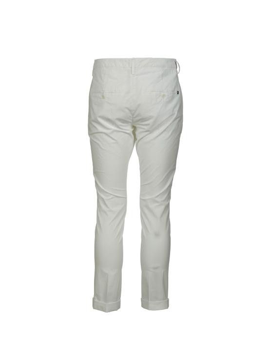 Dondup DONDUP Men Straight Pants UP235 GSE046UPTD000 White Size US 34 / EU 50 - 2 Thumbnail