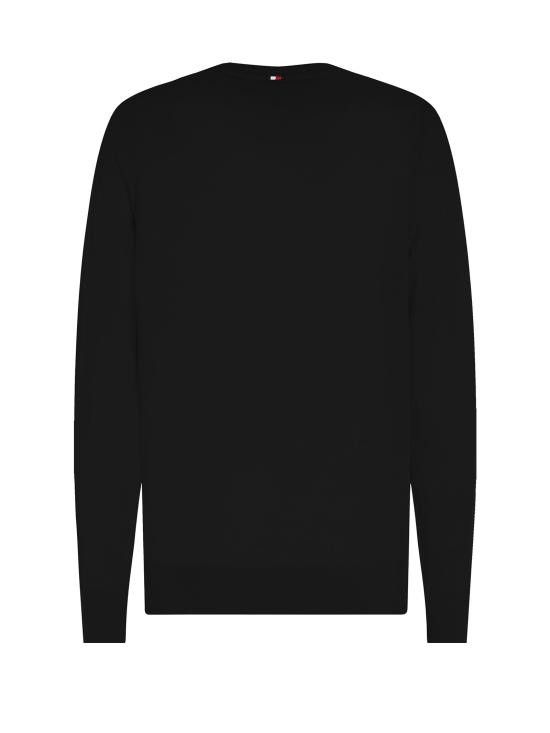 Tommy Hilfiger TOMMY HILFIGER Men Sweater MW0MW33128 BDS Black Size US XXL / EU 58 / 5 - 3 Thumbnail