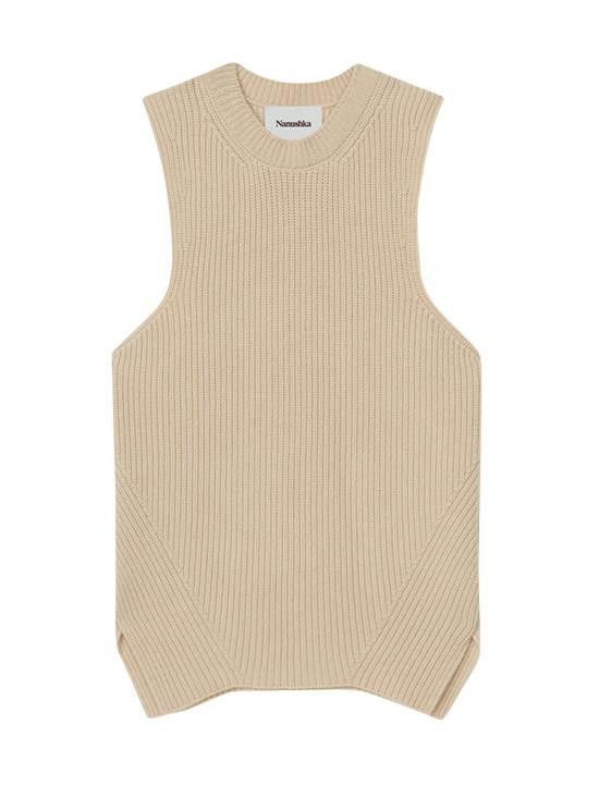 Nanushka NANUSHKA Women Tops NW22RSSW00473 BEIGE Size S / US 4 / IT 40 - 2 Thumbnail
