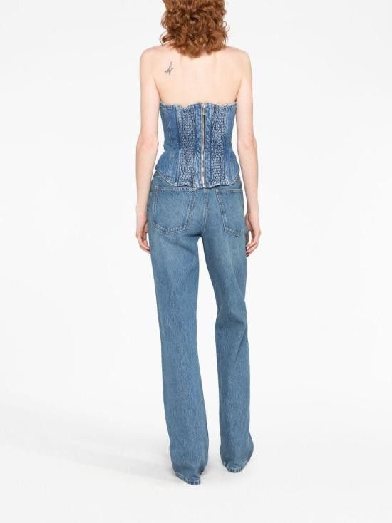 Magda Butrym MAGDA BUTRYM Women Tops 113723 BLUE Size XS / US 0-2 / IT 36-38 - 5 Thumbnail