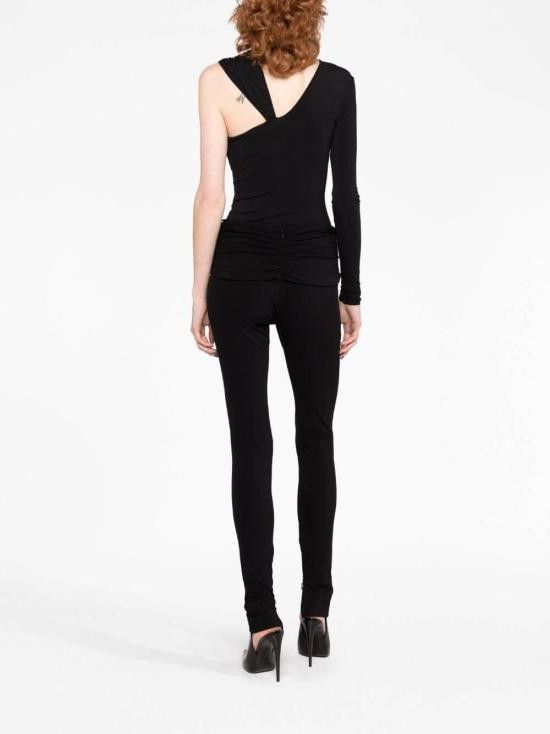 Magda Butrym MAGDA BUTRYM Women Straight Pants 213723 BLACK Size 27" / US 4 / IT 40 - 5 Thumbnail
