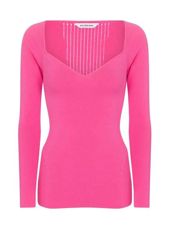 Balenciaga BALENCIAGA Women Tops 657548 T5159 5630 Size M / US 6-8 / IT 42-44 - 2 Thumbnail