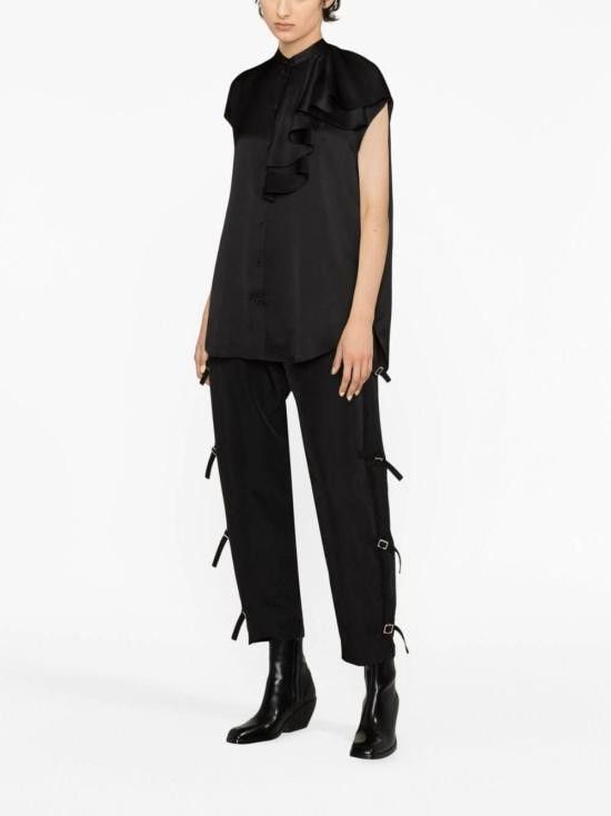 Alexander McQueen ALEXANDER MCQUEEN Women Shirts 754616 QBAAE 1000 Size L / US 10 / IT 46 - 3 Thumbnail
