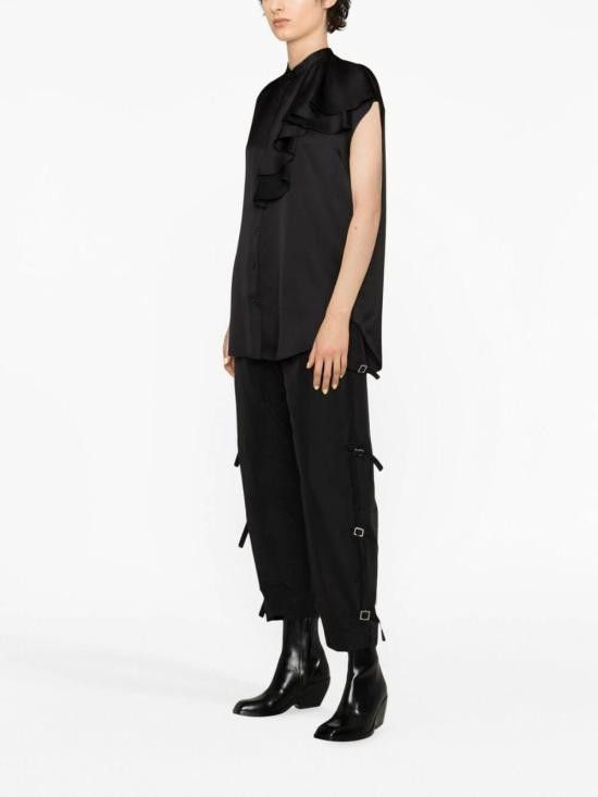 Alexander McQueen ALEXANDER MCQUEEN Women Shirts 754616 QBAAE 1000 Size L / US 10 / IT 46 - 5 Thumbnail