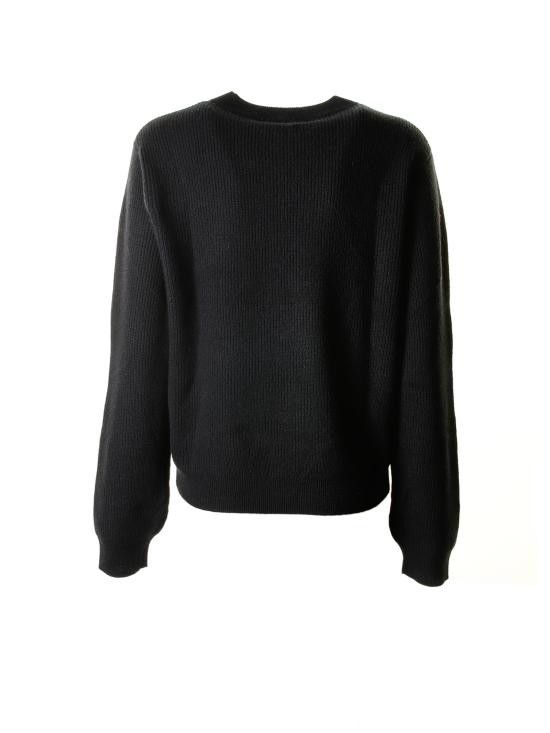Tommy Hilfiger TOMMY HILFIGER Women Sweater WW0WW39897 BDS Black Size M / US 6-8 / IT 42-44 - 2 Thumbnail