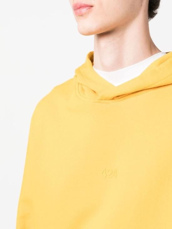 424 424 Men Hoodies 34424M312 23603107 Yellow Size US L / EU 52-54 / 3 - 3 Thumbnail