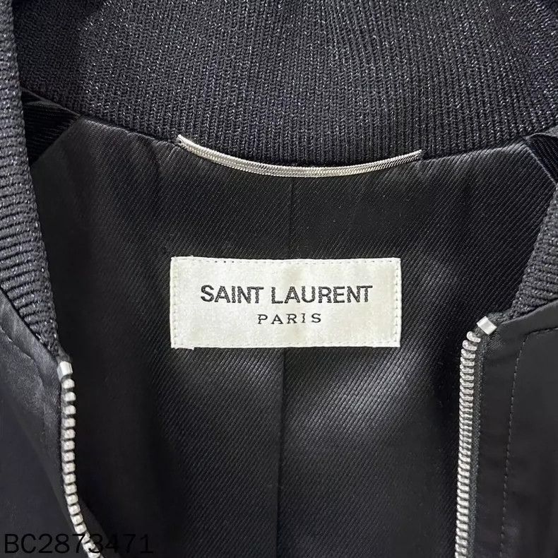 Saint Laurent Paris Saint Laurent Diamond Jacket with Glossy Finish Size US L / EU 52-54 / 3 - 4 Thumbnail