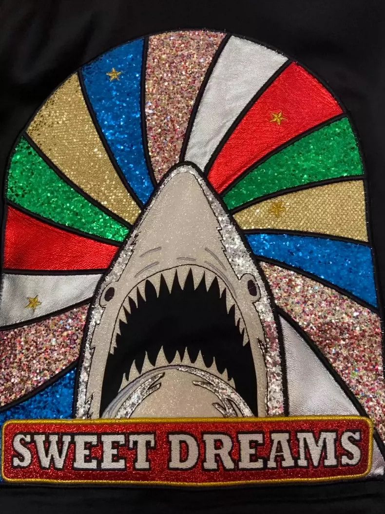 Saint Laurent Paris St. Laurent Shark Baseball Jacket Coat Size US L / EU 52-54 / 3 - 2 Thumbnail