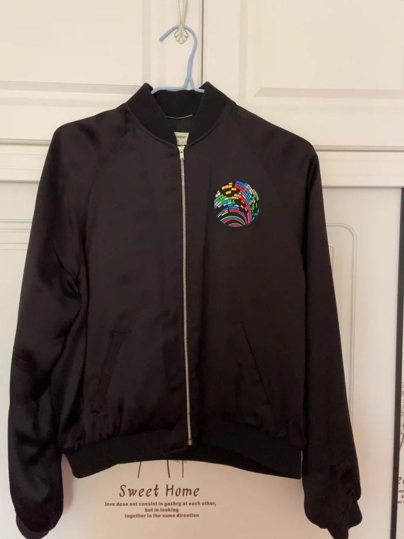 Saint Laurent Paris St. Laurent Shark Baseball Jacket Coat Size US L / EU 52-54 / 3 - 4 Thumbnail