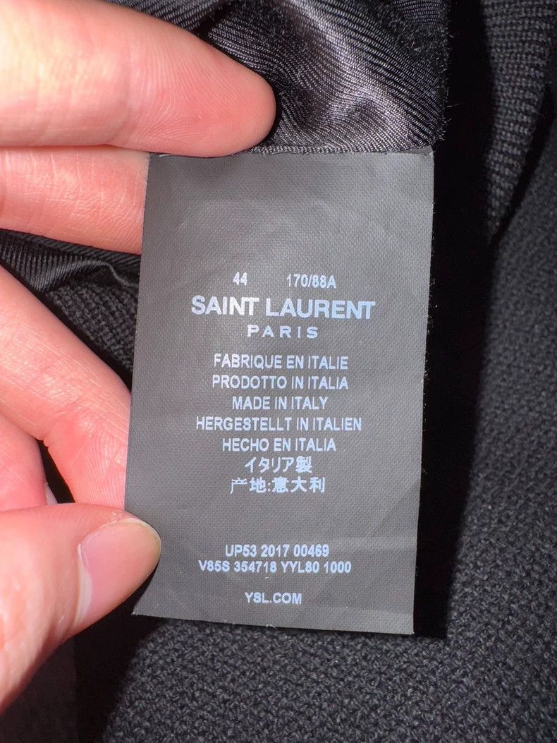 Saint Laurent Paris Saint Laurent Black and White Baseball Jacket Size US L / EU 52-54 / 3 - 7 Thumbnail