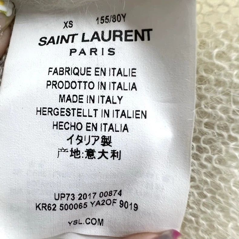 Saint Laurent Paris Saint Laurent Palm Tree Knit Sweater Size US XS / EU 42 / 0 - 5 Thumbnail