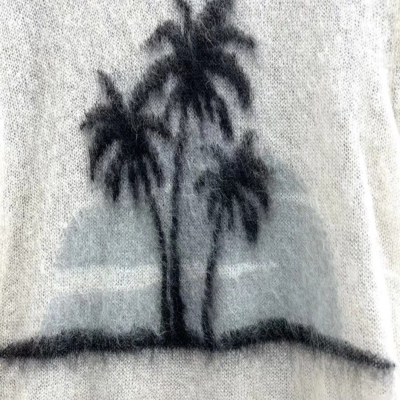 Saint Laurent Paris Saint Laurent Palm Tree Knit Sweater Size US XS / EU 42 / 0 - 3 Thumbnail