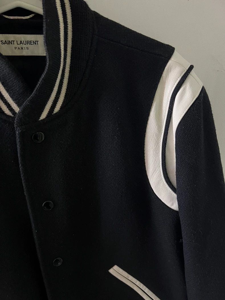 Saint Laurent Paris Saint Laurent Black Button-up Baseball Jacket Size US M / EU 48-50 / 2 - 4 Thumbnail