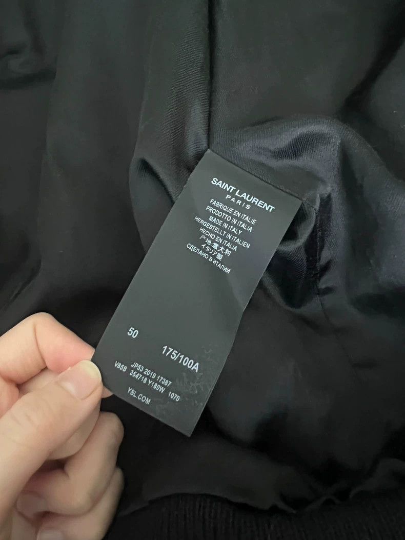 Saint Laurent Paris Saint Laurent Black Button-up Baseball Jacket Size US M / EU 48-50 / 2 - 8 Thumbnail