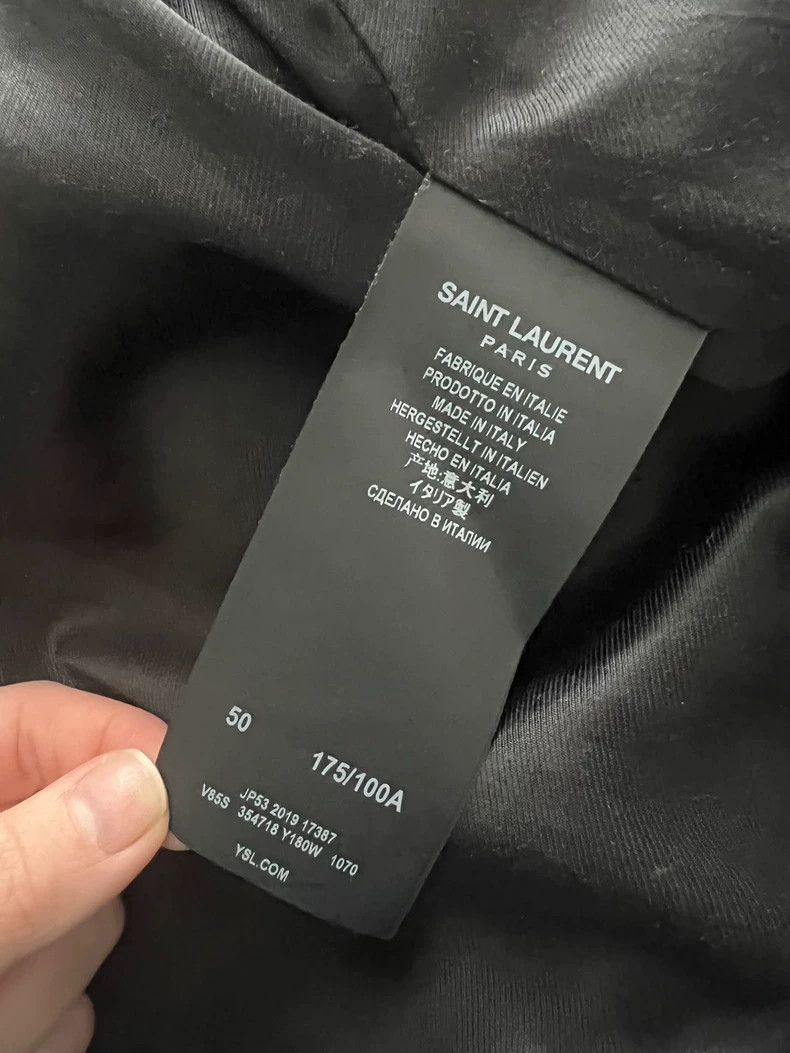 Saint Laurent Paris Saint Laurent Black Button-up Baseball Jacket Size US M / EU 48-50 / 2 - 7 Thumbnail