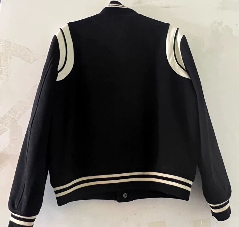 Saint Laurent Paris Saint Laurent Black Button-up Baseball Jacket Size US M / EU 48-50 / 2 - 5 Thumbnail