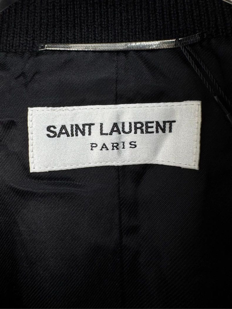 Saint Laurent Paris Saint Laurent Black and White Baseball Jacket Size US M / EU 48-50 / 2 - 3 Thumbnail